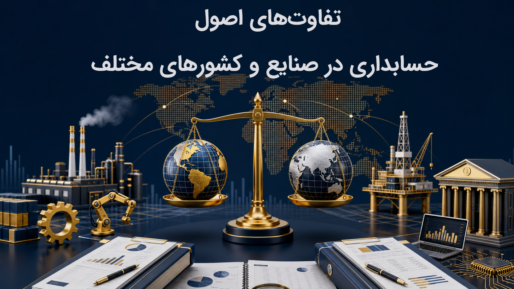 تحلیل تفاوت‌های اصول و شیوه‌های حسابداری در صنایع و کشورهای مختلف