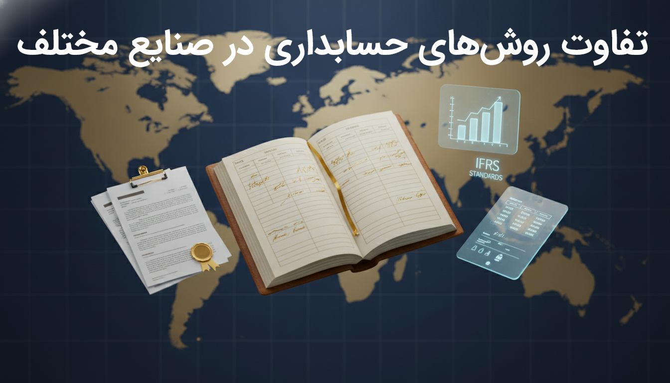 تفاوت روش‌های حسابداری در صنایع مختلف