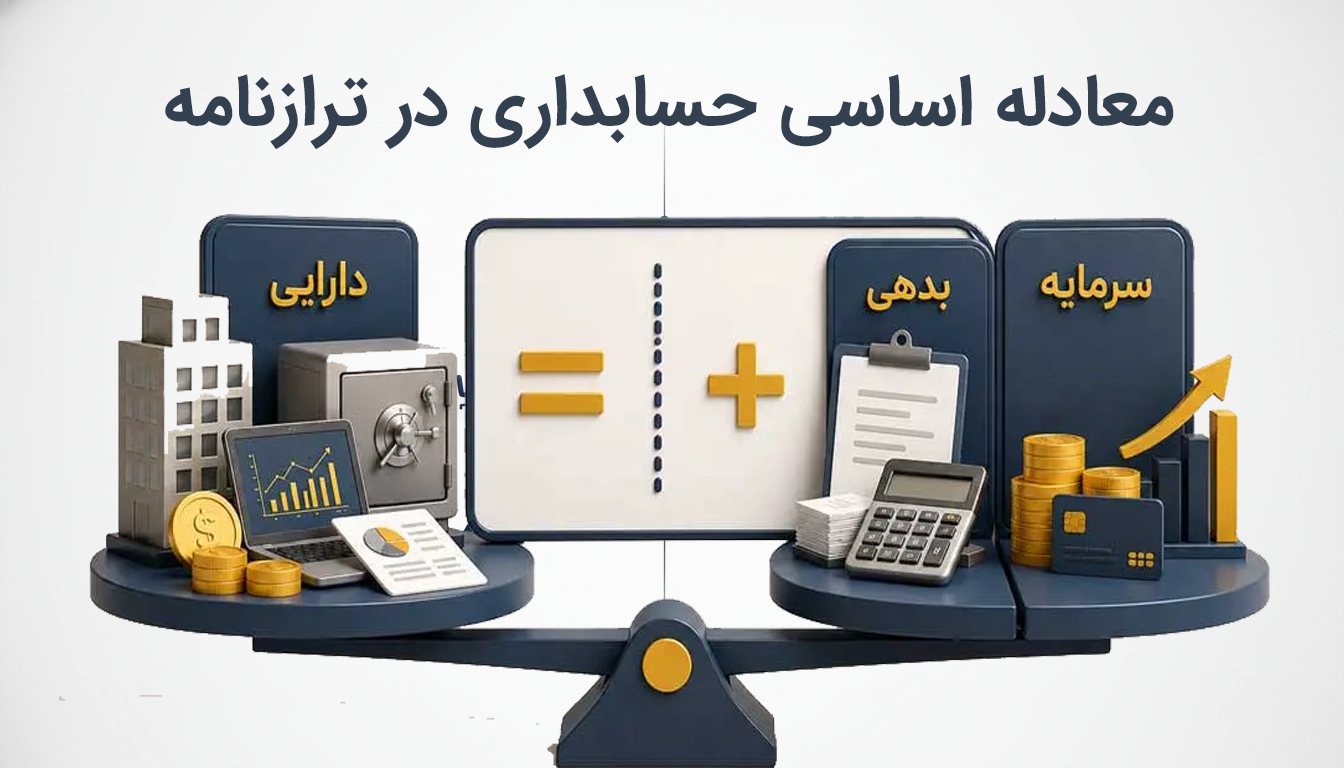 معادله اساسی حسابداری در ترازنامه